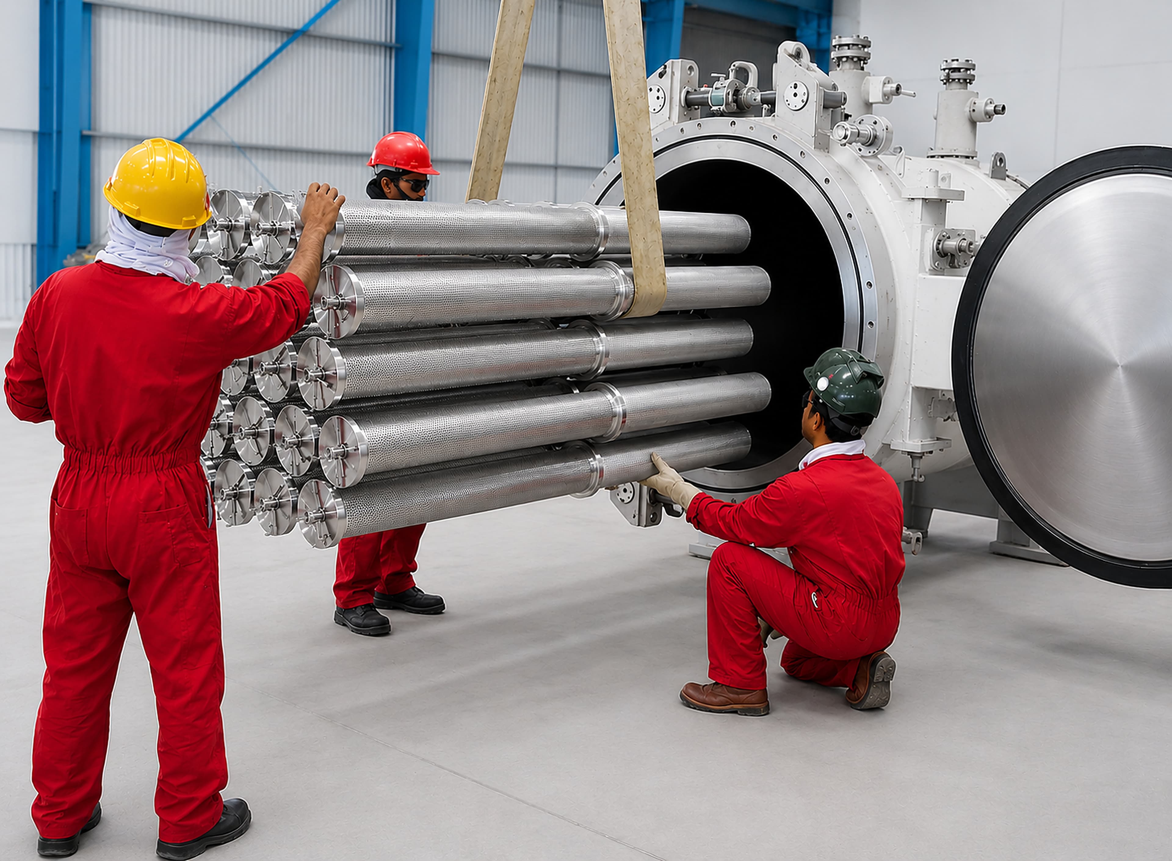 Coalescer filter skid