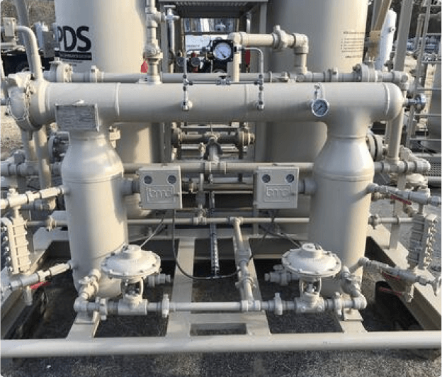 Coalescer filter skid