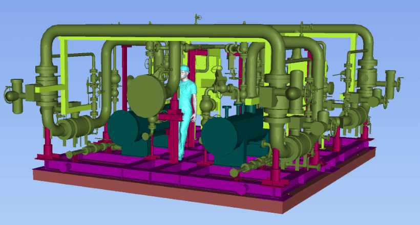 Cartridge filter skid for Makkah master gas expansion
